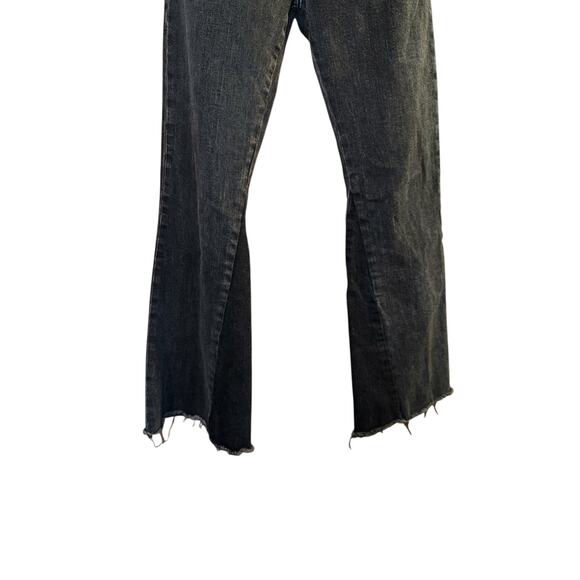 ASKK NY Black Raw‑Hem High‑Rise Flare Jeans Size 29 – EUC Designer Denim - Picture 3 of 5